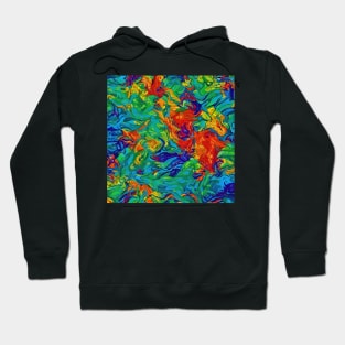 omg pattern abstract Hoodie